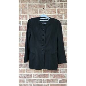 Escada Margaretha Ley pure Wool Black Blazer Size 36